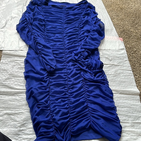 MESH LONG SLEEP DRESS - Picture 2 of 4